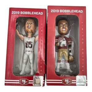 NWT Set Of 2 Idegy George Kittle Joe Staley San Francisco 2019 Bobblehead  Lot